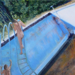 la piscine vide